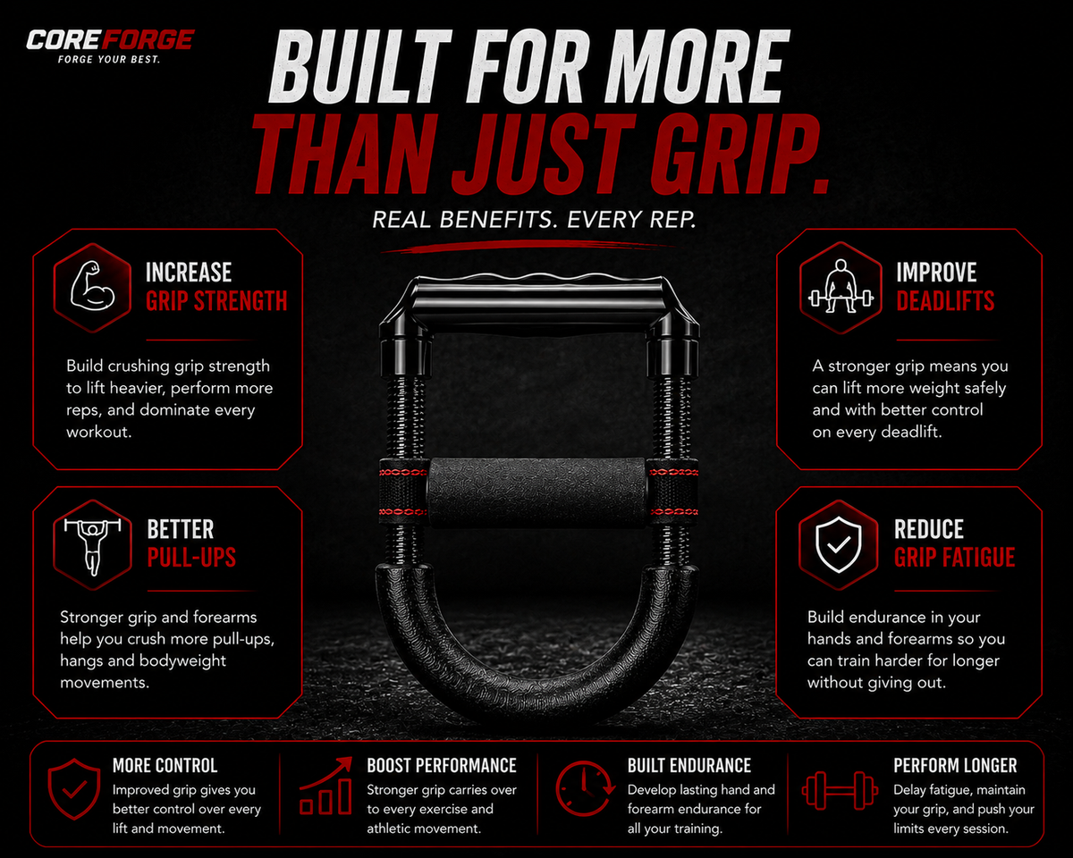 Core Forge Adjustable Grip Strength Trainer