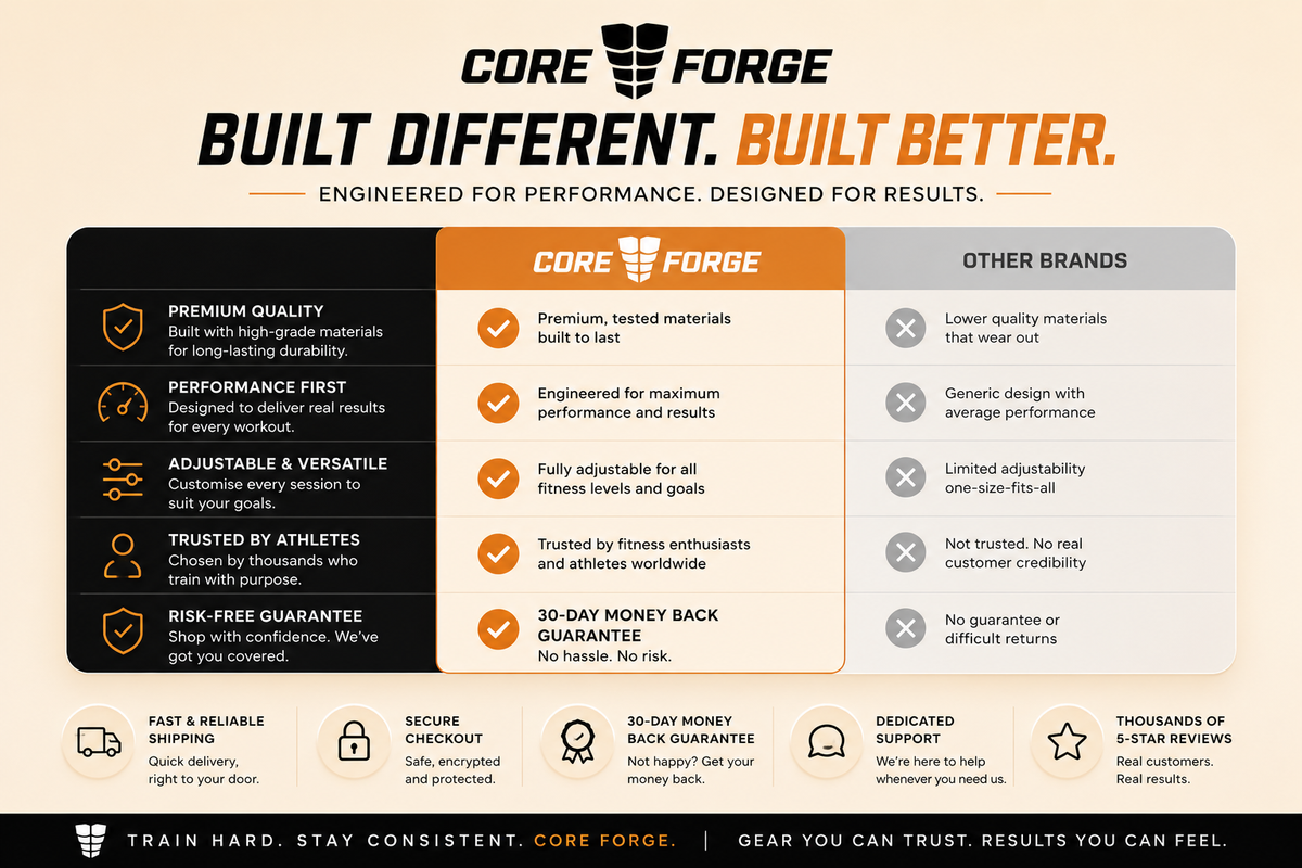 Core Forge Smart Counter Skipping Rope