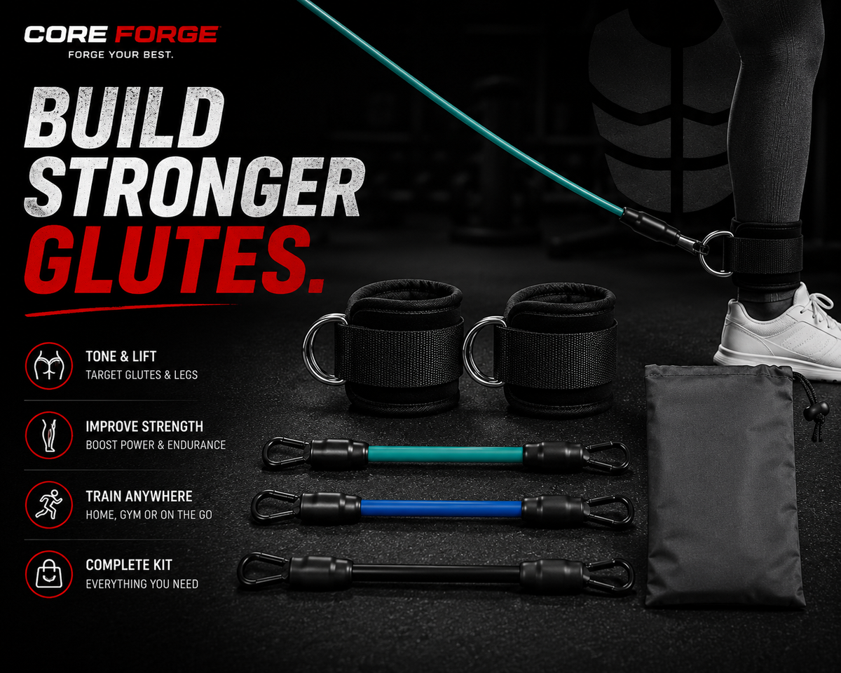 Core Forge Ankle Resistance Band Kit