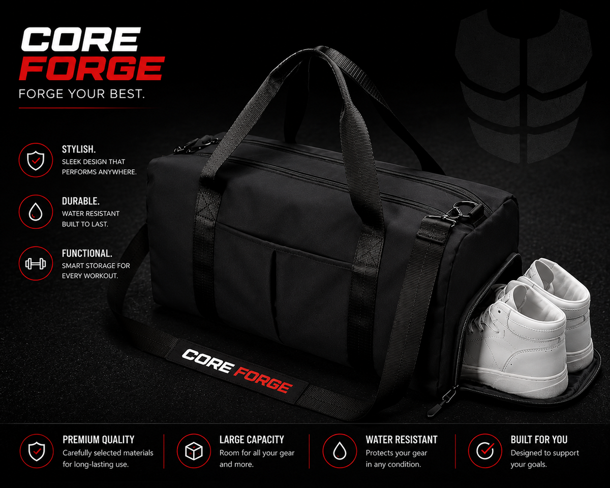 Core Forge Essential Gym Bag