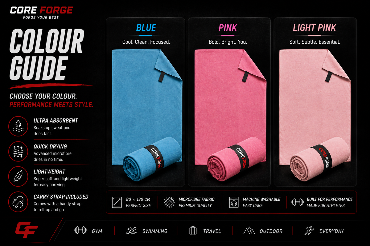 Core Forge Performance Microfibre Gym Towel