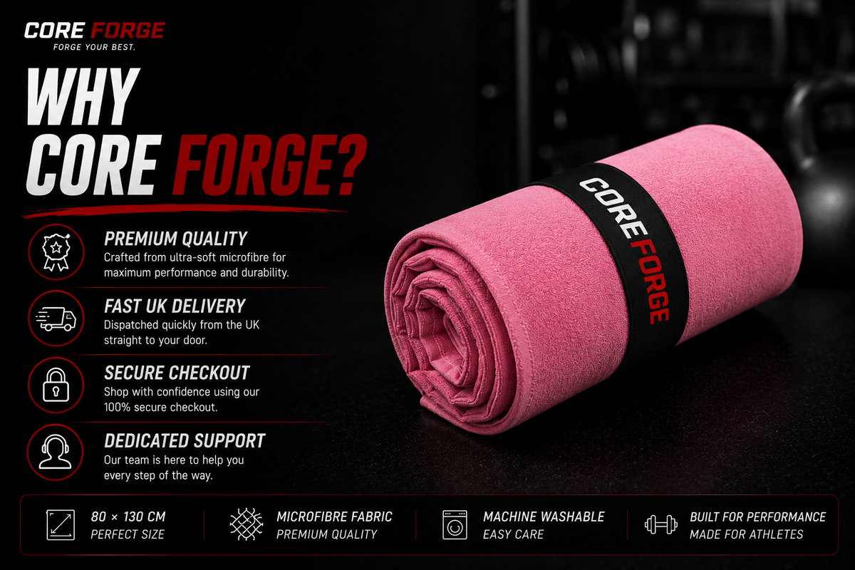 Core Forge Performance Microfibre Gym Towel