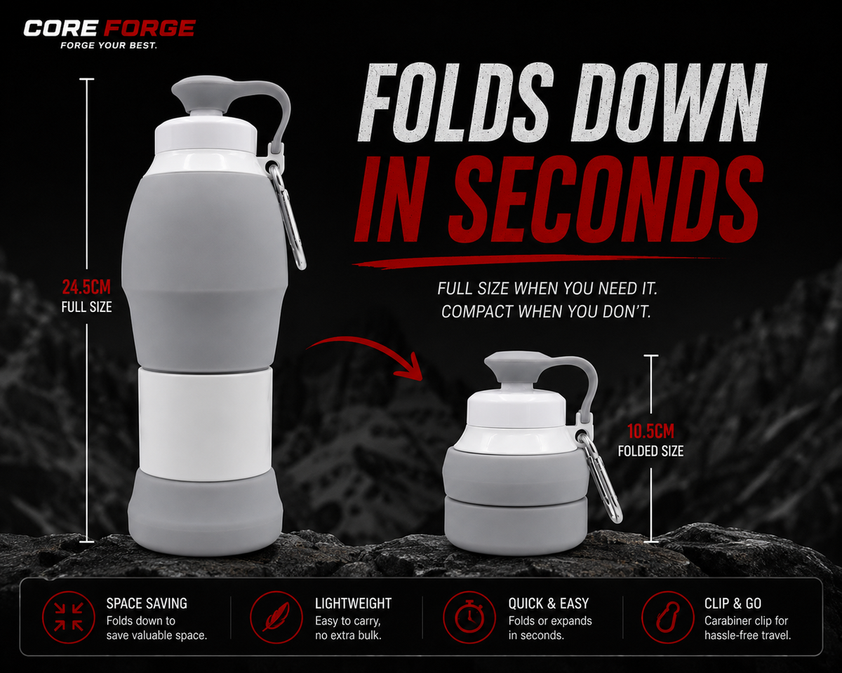 Core Forge Foldable Water Bottle