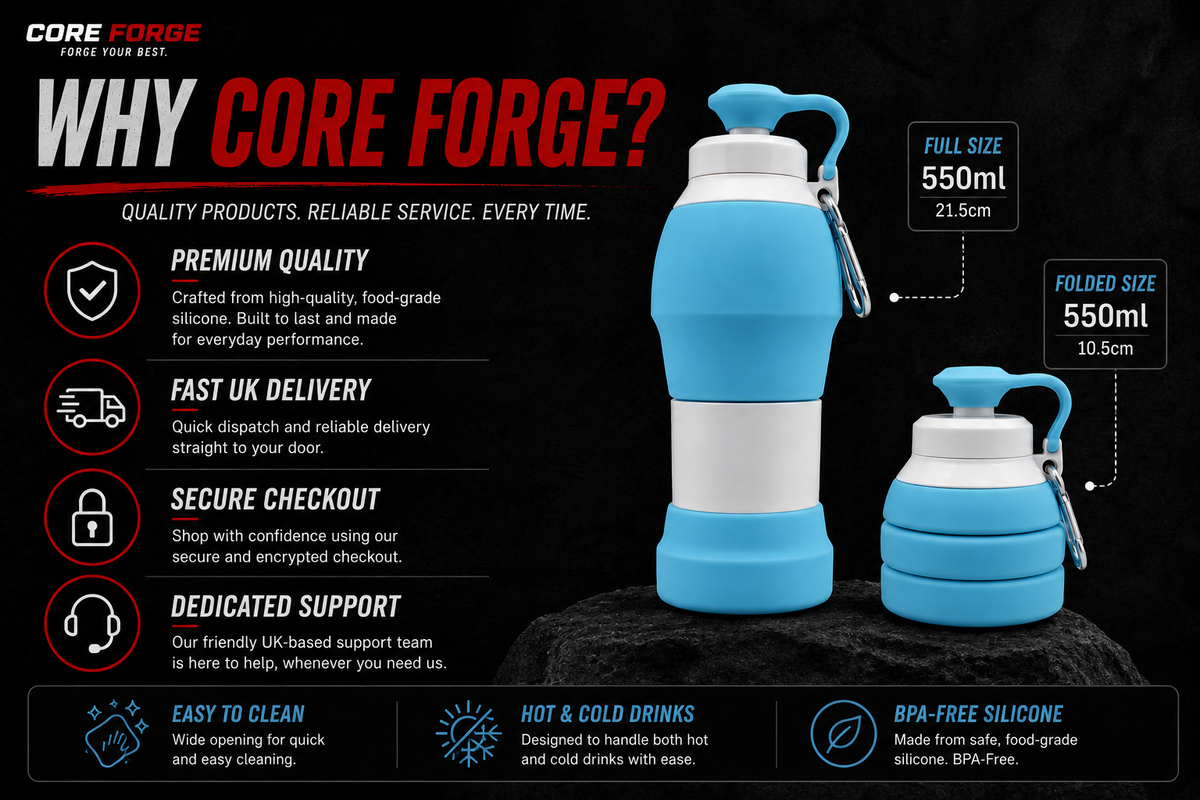 Core Forge Foldable Water Bottle
